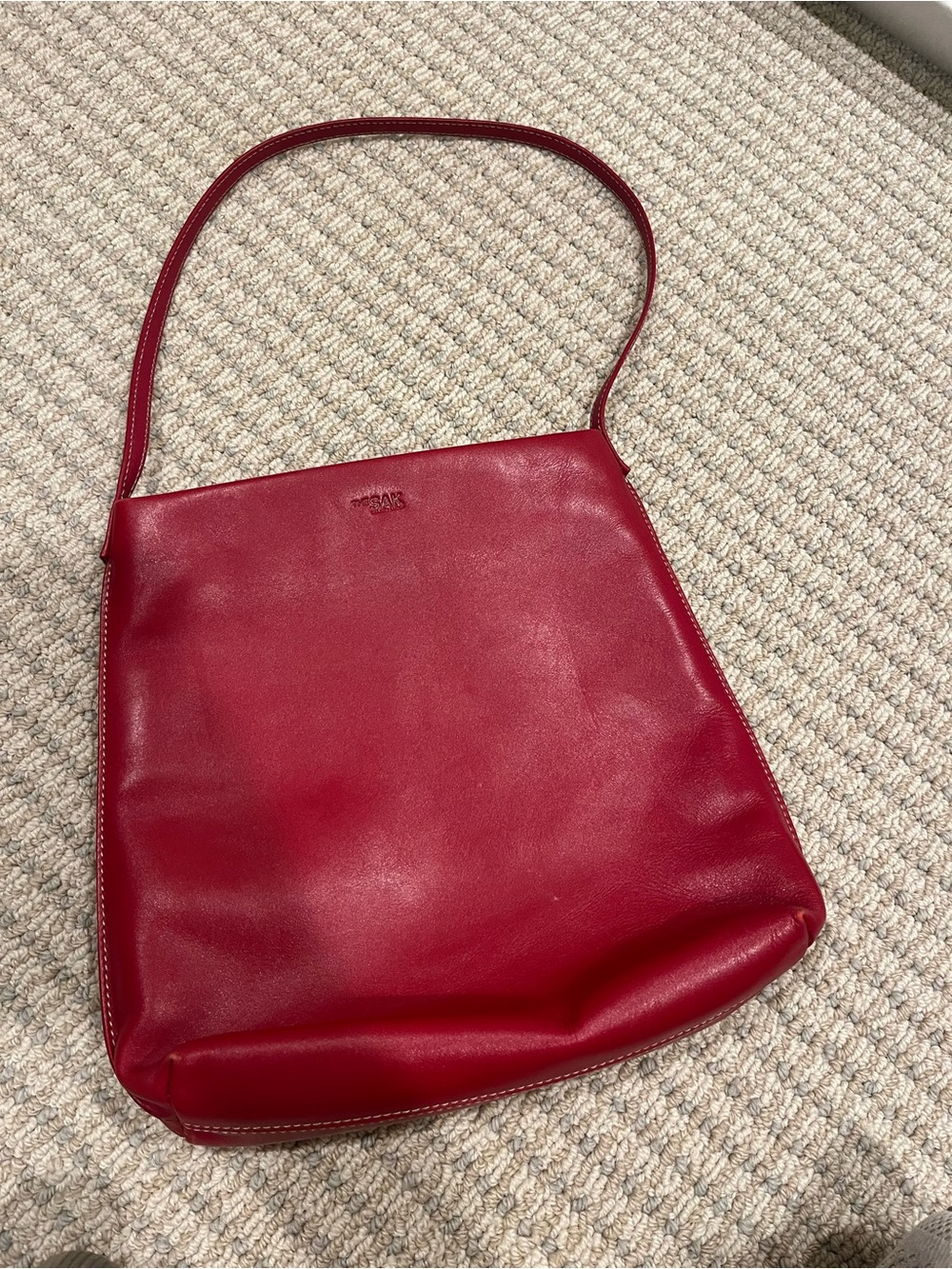 The Sak Red Leather Purse